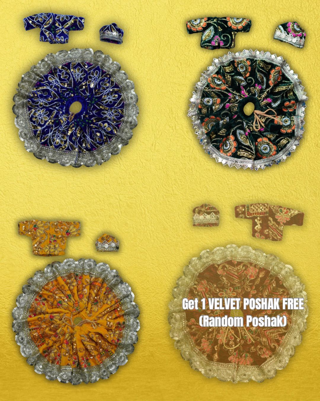 Winter velvet Special Exclusive combo 2 // of 3+1 velvet Dress (Get 1 Free)