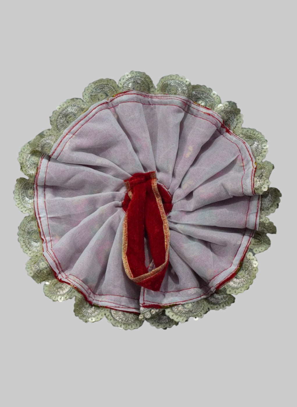 RED SILVER 100% WINTER VELVET POSHAK// WITH CAP // WITH FULL SLEVE KOTI OR JOINT KOTI