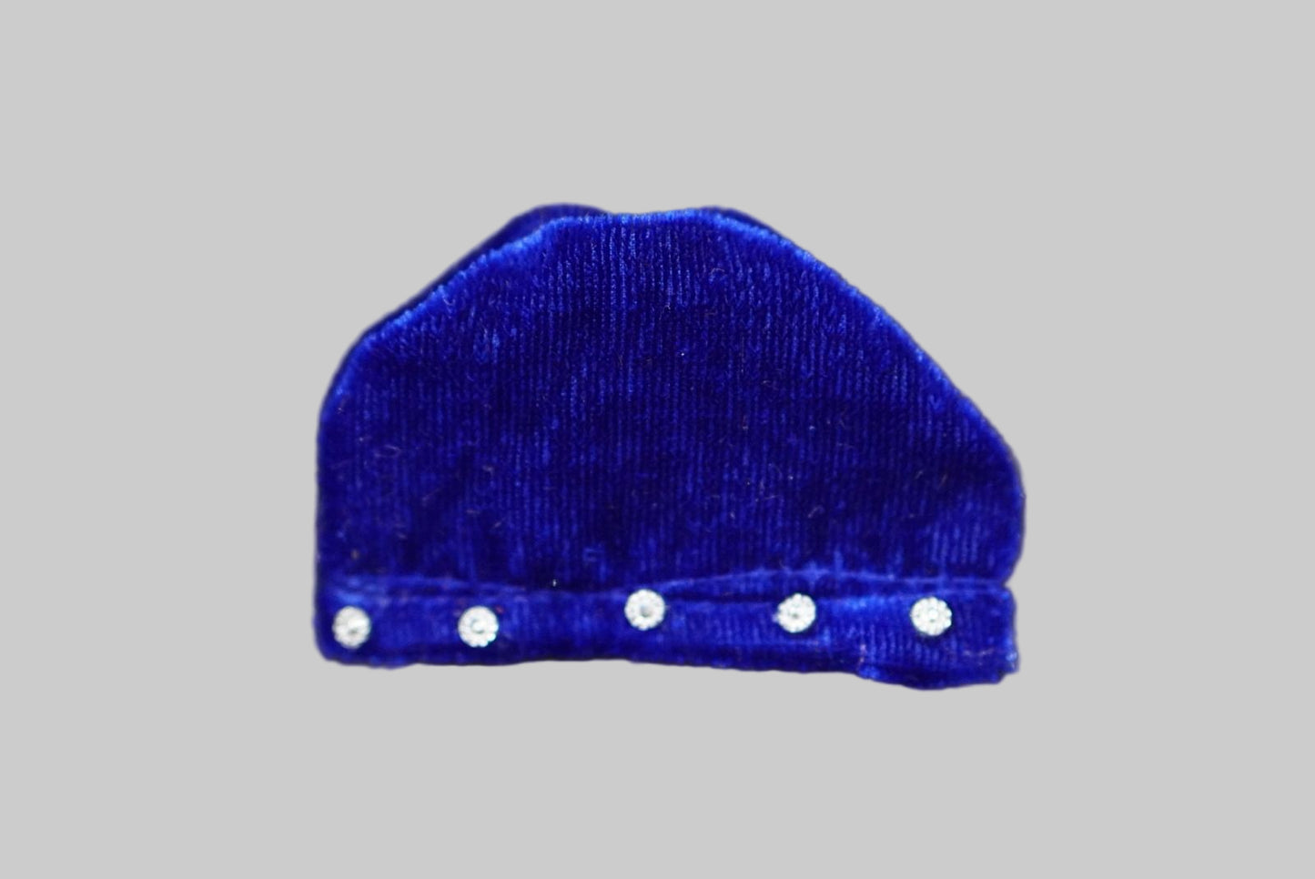 BLUE SOFT VELVET // NIGHT DRESSES SET(CAP, KURTA & PAJAMA)// FOR LADDU GOPAL