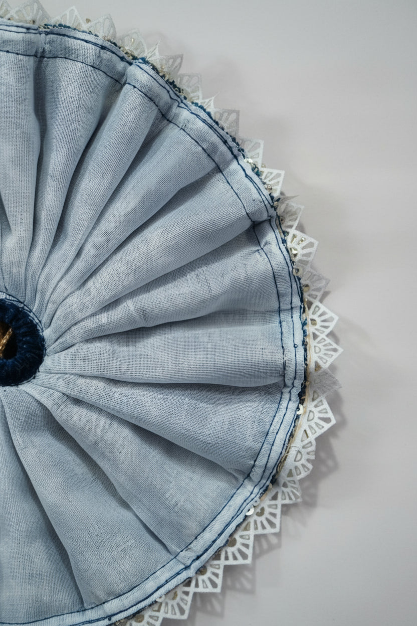 DARK NEAVY BLUE//EMBRIODERY//WINTER VELVET POSHAK//FULL SLEEVES