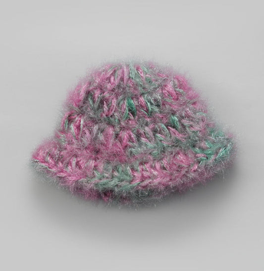 MULTICOLOUR WITH HEAVY FRILL KNITTED//WINTER WOOLEN POSHAK//WITH CAP