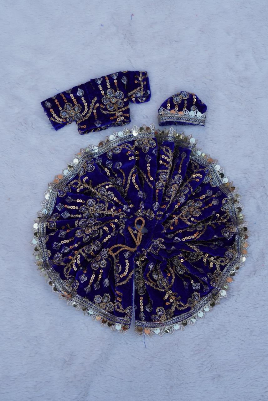 PREMIUM ROYAL BLUE VELVET FABRIC////SOFT WARM CONFMORTABLE WITH CAP