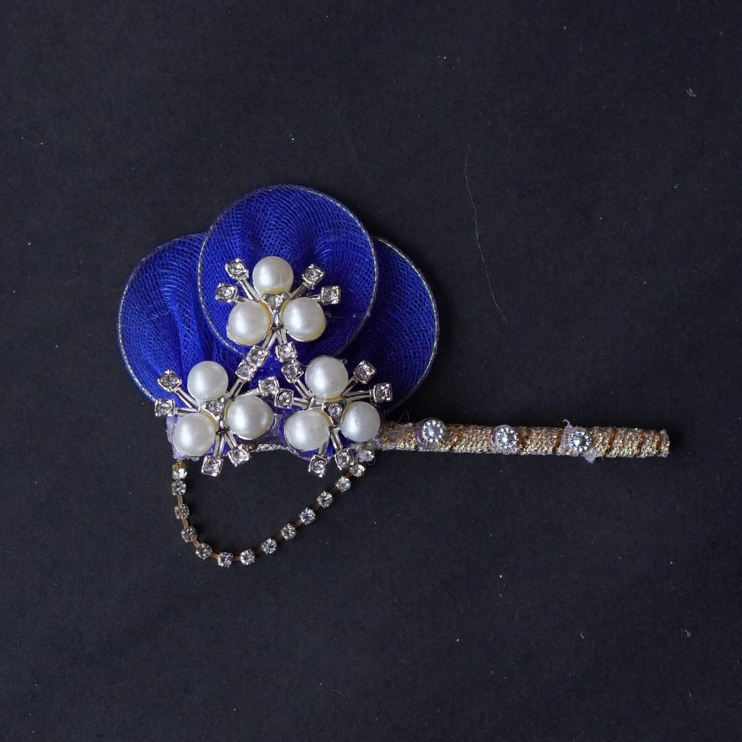 Laddu Gopal Poshak with Pagdi | White Half Lace Frill Dress (Elegant & Comfortable)