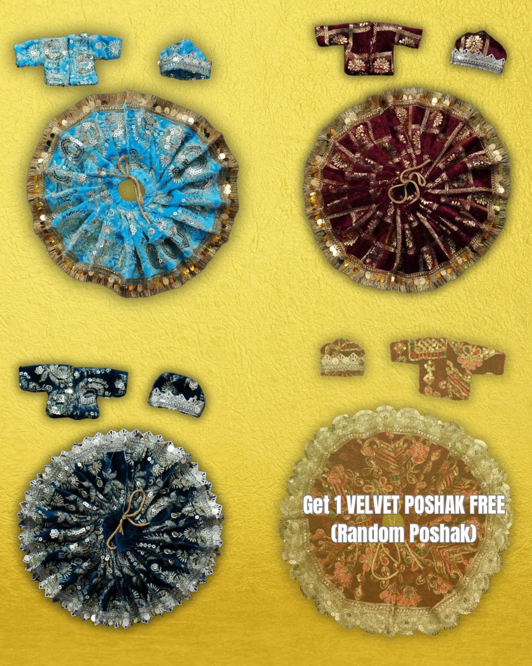 Winter velvet Special Exclusive combo 1 // of 3+1 velvet Dress (Get 1 Free)