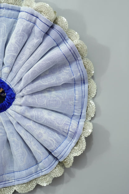 BLUE SILVER 100% WINTER VELVET POSHAK// WITH CAP // WITH FULL SLEVE KOTI OR JOINT KOTI