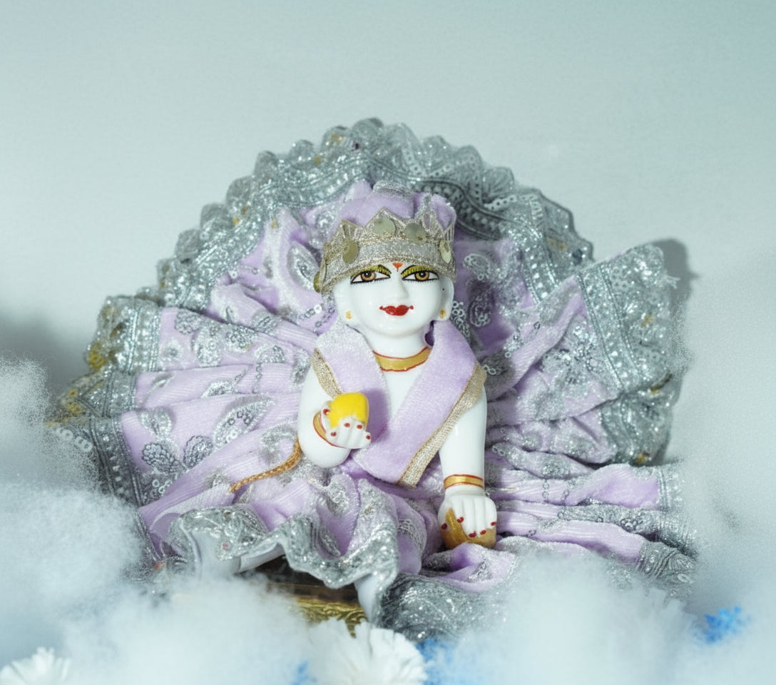 LAVENDER SILVER  100% WINTER VELVET POSHAK// WITH CAP // WITH FULL SLEVE KOTI OR JOINT KOTI