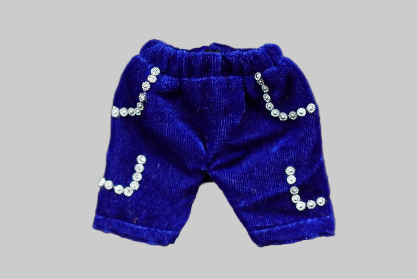 BLUE  SOFT VELVET // NIGHT DRESSES SET(CAP, KURTA & PAJAMA)// FOR LADDU GOPAL