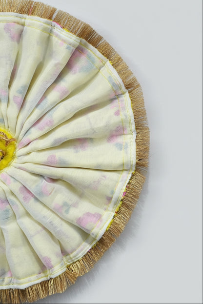 YELLOW WINTER VELVET//WITH FULL SLEEVE KOTI//WITH CAP//EASILY WASHABLE