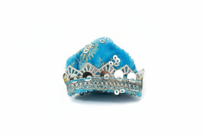 SKY BLUE EMBROIDERY//WINTER VELLVET POSHAK//FULL SLEEVES WITH CAP