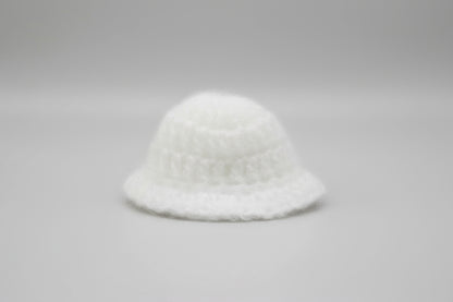 WHITE LEAVES WITH PINK BORDER  KNITTED//WINTER WOOLEN POSHAK//WITH CAP