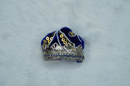 DARK BLUE EMBROIDARY//WINTER VELVET POSHAK//FULL SLEEVES WITH CAP//EASILY WASHABLE