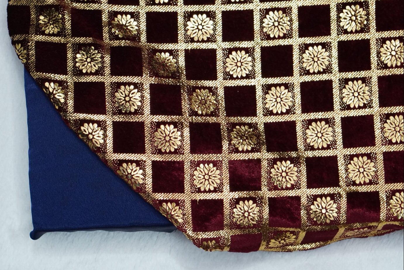 WINTER WARM MATTRESS FOR GOPAL JI // WITH MAROON CLR ONE WARM BLANKET & PILLOW