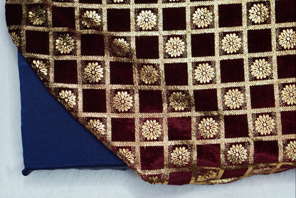 WINTER WARM MATTRESS FOR GOPAL JI // WITH MAROON CLR ONE WARM BLANKET & PILLOW