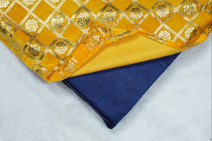 WINTER WARM MATTRESS FOR GOPAL JI // WITH YELLOW VELVET ONE WARM BLANKET & PILLOW