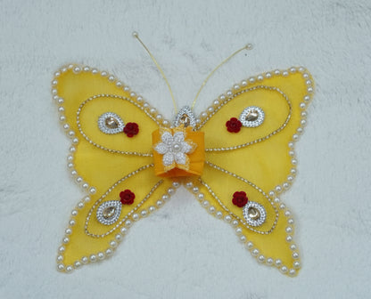 YELLOW BUTTERFLY HEAVY POSHAK // WITH PAGDI & MURLI // FOR SPECIAL OCCASIONS