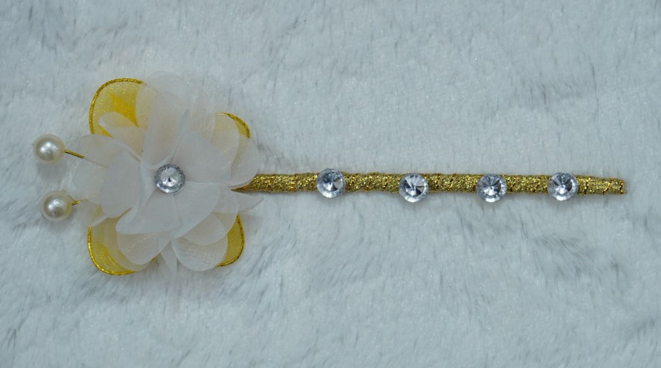 WHITE BUTTERFLY HEAVY POSHAK//WITH PAGDI & MURLI//ALL SIZES AVILABLE