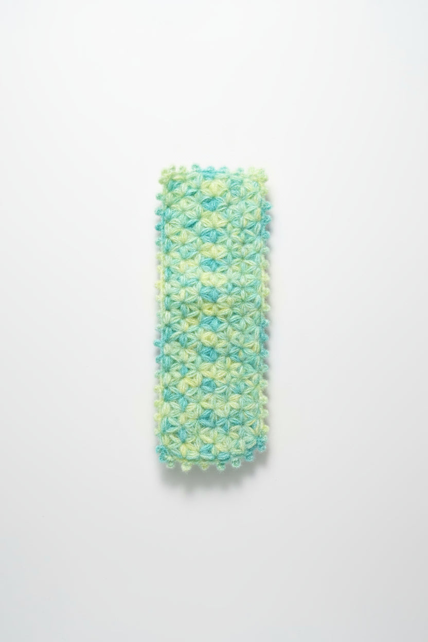 HAND KNITTED PREMIUM GREEN MIX WITH YELLOW COLOUR SHAWAL//FOR ALL SIZES GOPAL JI