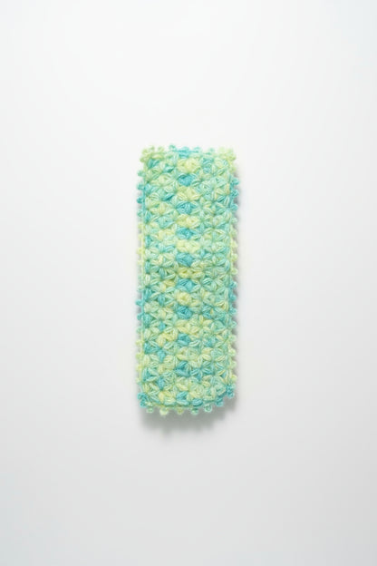 HAND KNITTED PREMIUM GREEN MIX WITH YELLOW COLOUR SHAWAL//FOR ALL SIZES GOPAL JI