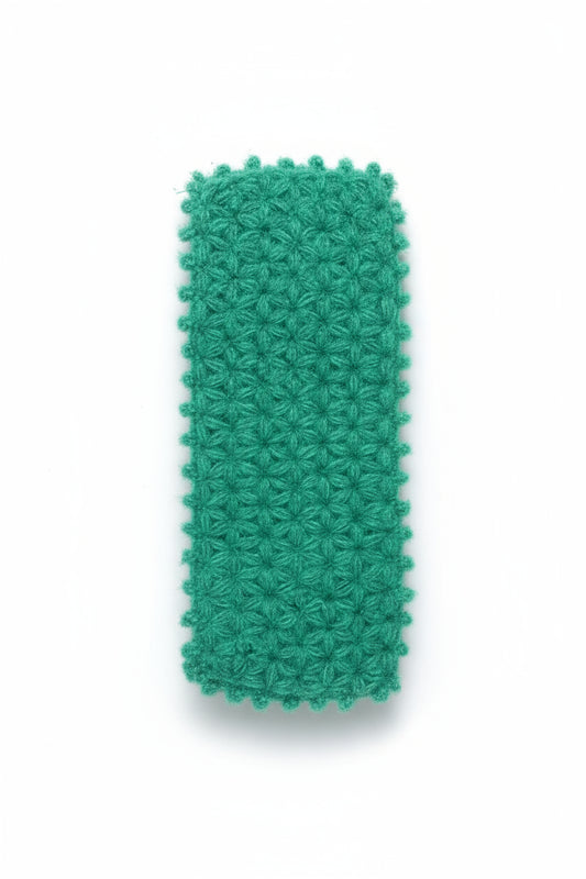 HAND KNITTED PREMIUM DARK GREEN COLOUR SHAWAL//FOR ALL SIZES GOPAL JI