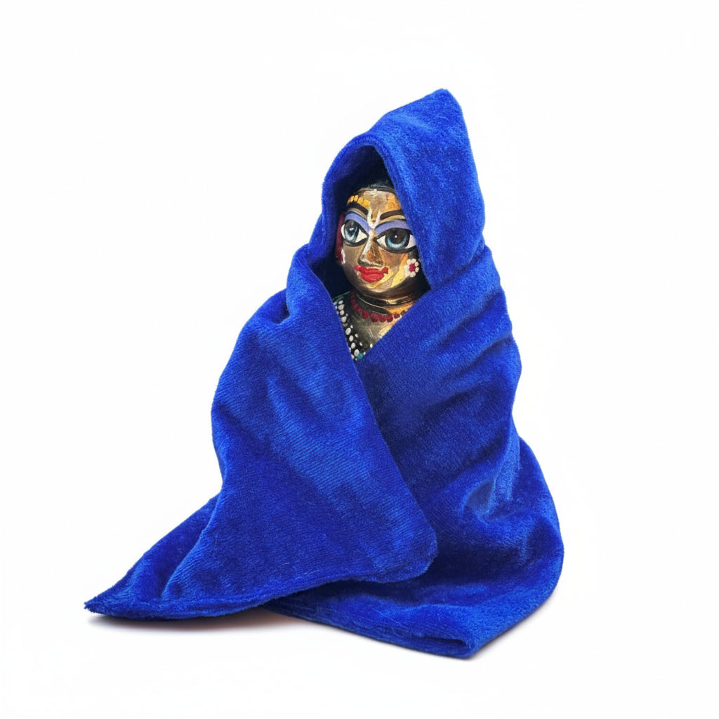 BLUE VELVET WARM PONCHU || COMFORTABLE|| EASILY WEAR || FOR ALL SIZES GOPAL JI