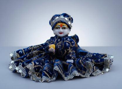 PREMIUM ROYAL BLUE VELVET FABRIC////SOFT WARM CONFMORTABLE WITH CAP