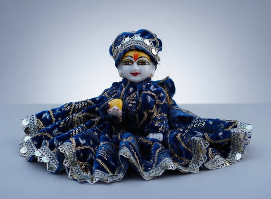 PREMIUM ROYAL BLUE VELVET FABRIC////SOFT WARM CONFMORTABLE WITH CAP