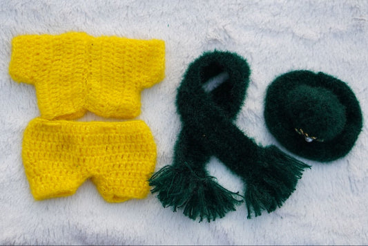 STYLISH HANDMADE WOOLEN SUIT WITH WARM CAP & MUFFLOR