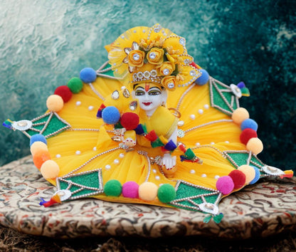 BASANT PANCHMI HEAVY POSHAK WITH PAGDI & MURLI